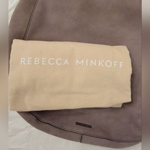 Rebecca Minkoff Sueded, Studded Leather Hobo, Purple-Gray